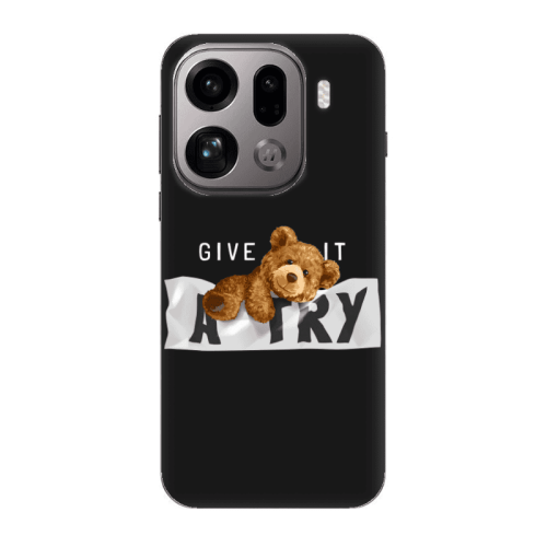 Oppo Find X9 Pro Give me Black Colored Silicone TPU Θήκη